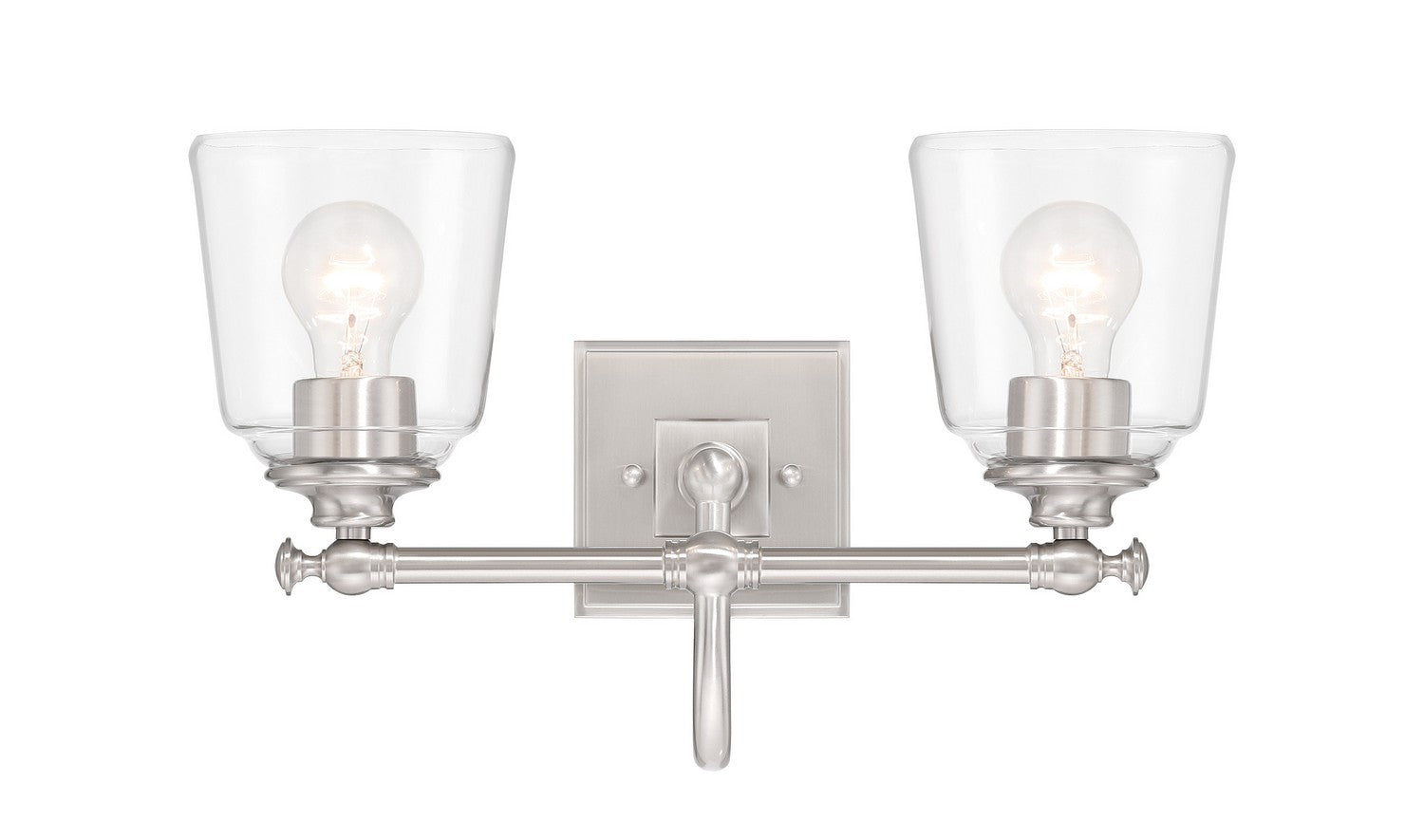Minka-Lavery - 4002-84 - Two Light Bath Vanity - Antonia - Brushed Nickel