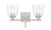 Minka-Lavery - 4002-84 - Two Light Vanity - Antonia - Brushed Nickel
