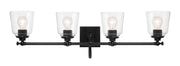 Minka-Lavery - 4004-66A - Four Light Bath Vanity - Antonia - Coal