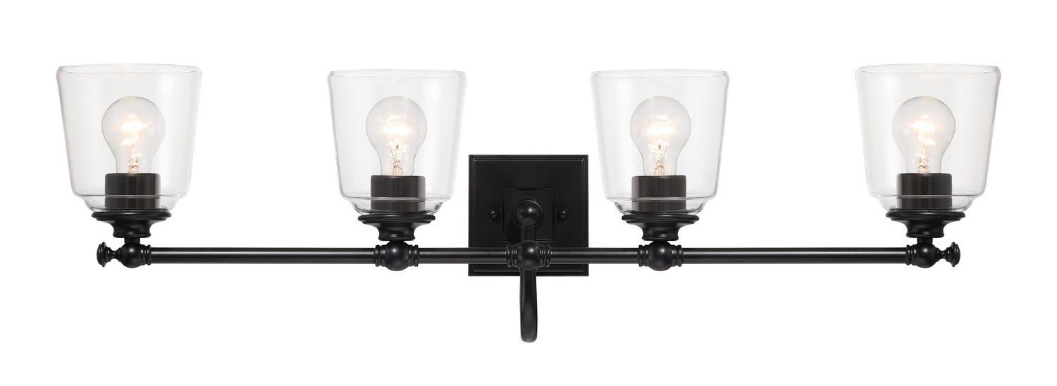 Minka-Lavery - 4004-66A - Four Light Bath Vanity - Antonia - Coal