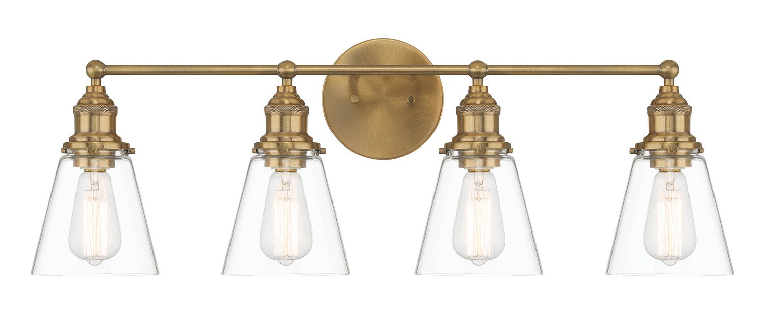 Minka-Lavery - 5684-923 - Four Light Bath Vanity - Barwell - Oxidized Aged Brass