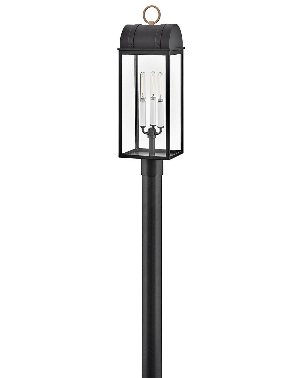 Hinkley - 10661BK-BU - LED Post Mount - Campbell - Black