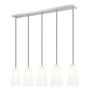 Z-Lite - 3043P6-5L-BN - Five Light Linear Chandelier - Farrell - Brushed Nickel