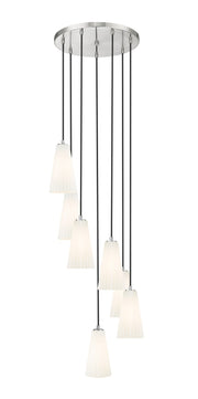 Z-Lite - 3043P6-7R-BN - Seven Light Chandelier - Farrell - Brushed Nickel