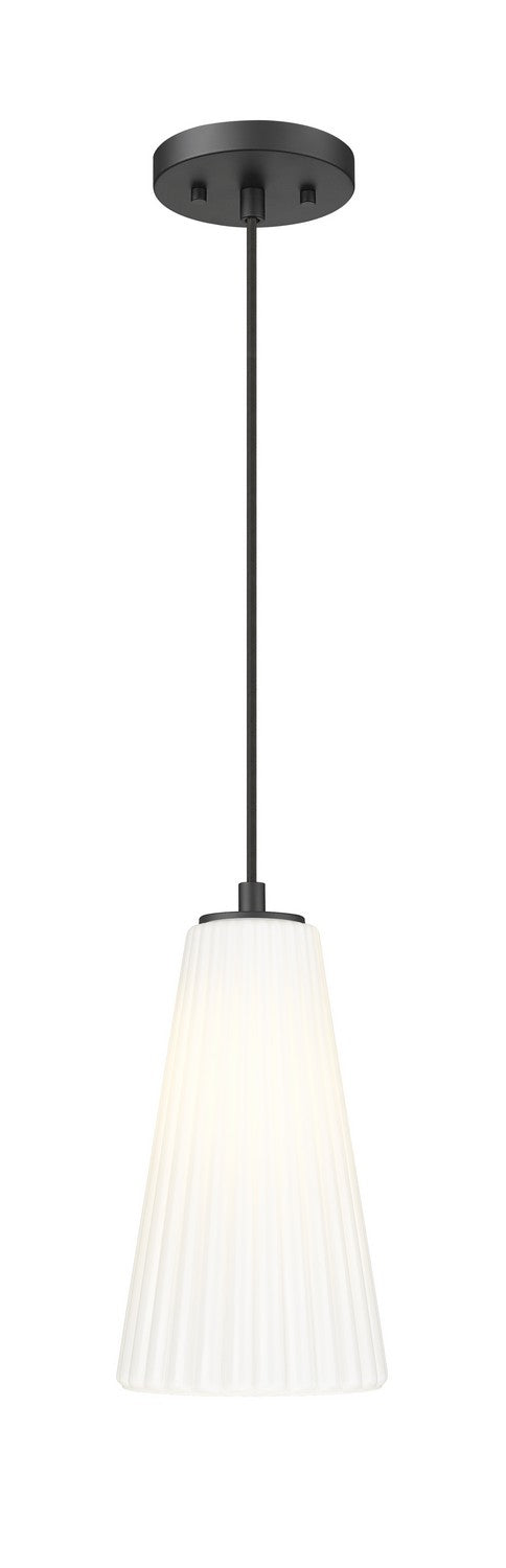 Z-Lite - 3043P6-MB - One Light Pendant - Farrell - Matte Black