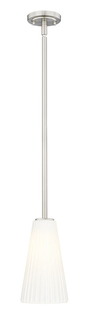 Z-Lite - 3043P6-ROD-BN - One Light Pendant - Farrell - Brushed Nickel