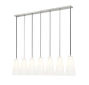 Z-Lite - 3043P7-7L-BN - Seven Light Linear Chandelier - Farrell - Brushed Nickel