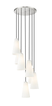 Z-Lite - 3043P7-7R-BN - Seven Light Chandelier - Farrell - Brushed Nickel
