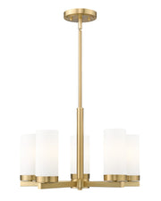 Z-Lite - 3044-5MGLD - Five Light Chandelier - Danica - Modern Gold