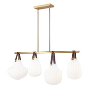 Z-Lite - 7513-4L-MGLD - Four Light Pendant - Newbury - Modern Gold