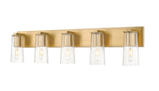 Z-Lite - 826-5V-MGLD - Five Light Vanity - Titus - Modern Gold