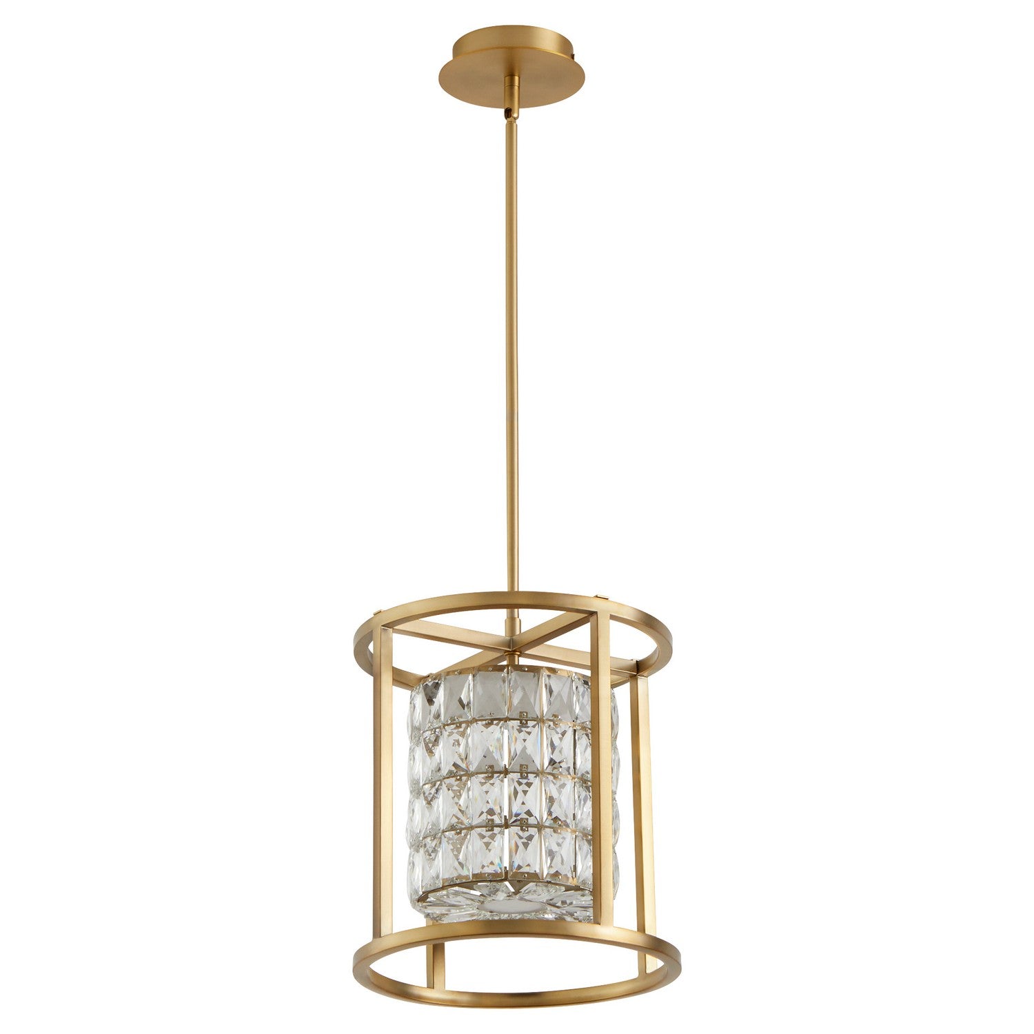 Quorum - 3-877-40 - LED Pendant - Élan - Aged Brass