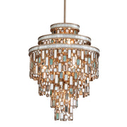 Corbett Lighting - 142-47-CPL - Seven Light Chandelier - Dolcetti - Champagne Leaf