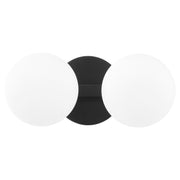 Quorum - 539-2-59 - Two Light Vanity - Jasper - Matte Black