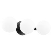 Quorum - 539-3-59 - Three Light Vanity - Jasper - Matte Black
