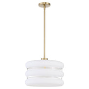 Quorum - 806-80 - One Light Pendant - Gillis - Aged Brass