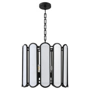 Quorum - 824-4-59 - Four Light Pendant - Belleview - Matte Black