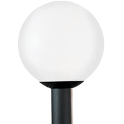 Generation Lighting - 8254-68 - One Light Outdoor Post Lantern - Outdoor Globe - White Plastic