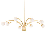 Troy Lighting - F2654-VGL - Eight Light Chandelier - Orinda - Vintage Gold Leaf