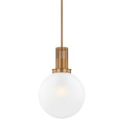 Troy Lighting - F4616-PBR - One Light Pendant - Tobias - Patina Brass
