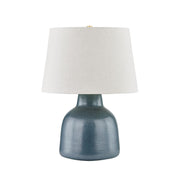 Hudson Valley - L6027-AGB/C08 - One Light Table Lamp - Ridgefield - Aged Brass/Ceramic Textured Navy