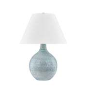 Hudson Valley - L6227-AGB/C04 - One Light Table Lamp - Kearny - Aged Brass/Ceramic Reactive Seaglass
