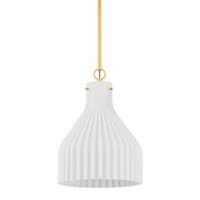 Mitzi - H881701L-AGB - One Light Pendant - Corinthia - Aged Brass