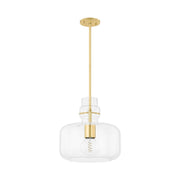 Mitzi - H902701L-AGB - One Light Pendant - Lumi - Aged Brass