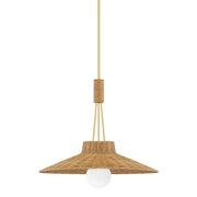 Mitzi - H921701-AGB - One Light Pendant - Laudine - Aged Brass