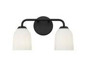 Millennium - 22302-MB - Two Light Vanity - Norah - Matte Black