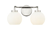 Millennium - 22402-PN - Two Light Vanity - Oprah - Polished Nickel