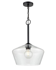Millennium - 55201-MB - One Light Pendant - Morbelle - Matte Black