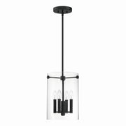 Millennium - 55301-MB - Four Light Pendant - Vissi - Matte Black