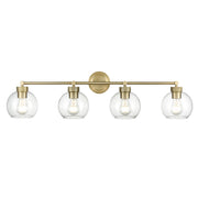 Millennium - 99104-VB - Four Light Vanity - Jonatan - Vintage Brass