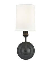 Millennium - 99801-MB - One Light Wall Sconce - Leena - Matte Black