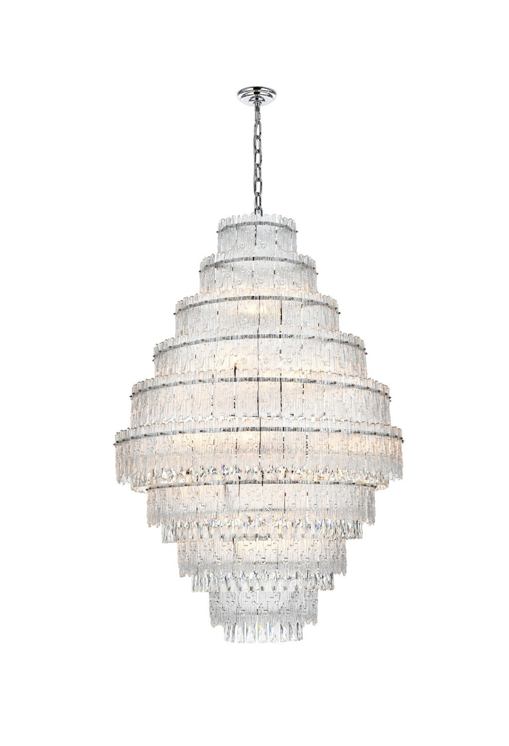 Elegant Lighting - 1780D36C - 27 Light Chandelier - Emilia - Chrome