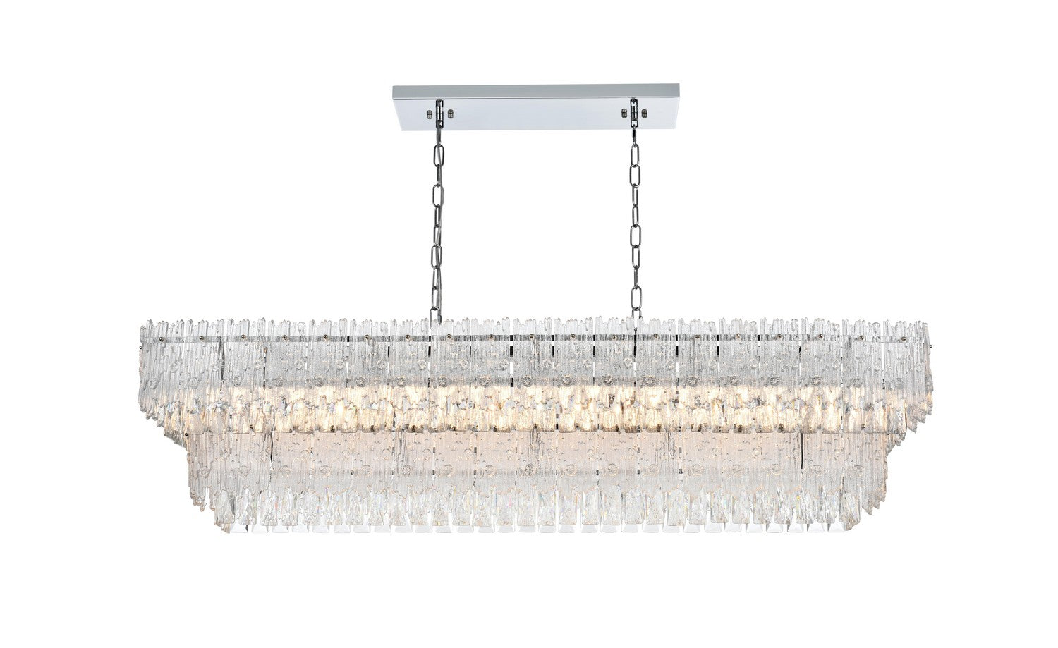 Elegant Lighting - 1780G50C - Eight Light Chandelier - Emilia - Chrome