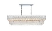 Elegant Lighting - 1780G50C - Eight Light Chandelier - Emilia - Chrome