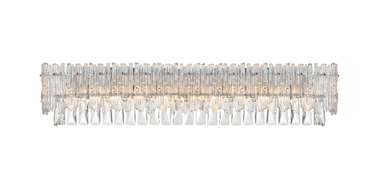Elegant Lighting - 1780W35C - Eight Light Wall Sconce - Emilia - Chrome