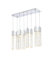 Elegant Lighting - 2088D36C - Eight Light Pendant - Aurora - Chrome