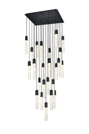 Elegant Lighting - 2088G30SG - 16 Light Chandelier - Aurora - Satin Gold