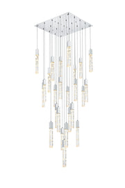 Elegant Lighting - 2088G36C - 25 Light Chandelier - Aurora - Chrome