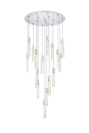 Elegant Lighting - 2089G36C - 16 Light Chandelier - Aurora - Chrome