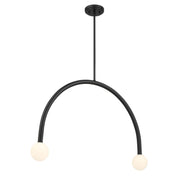 Meridian - M100132MBK - LED Chandelier - Matte Black