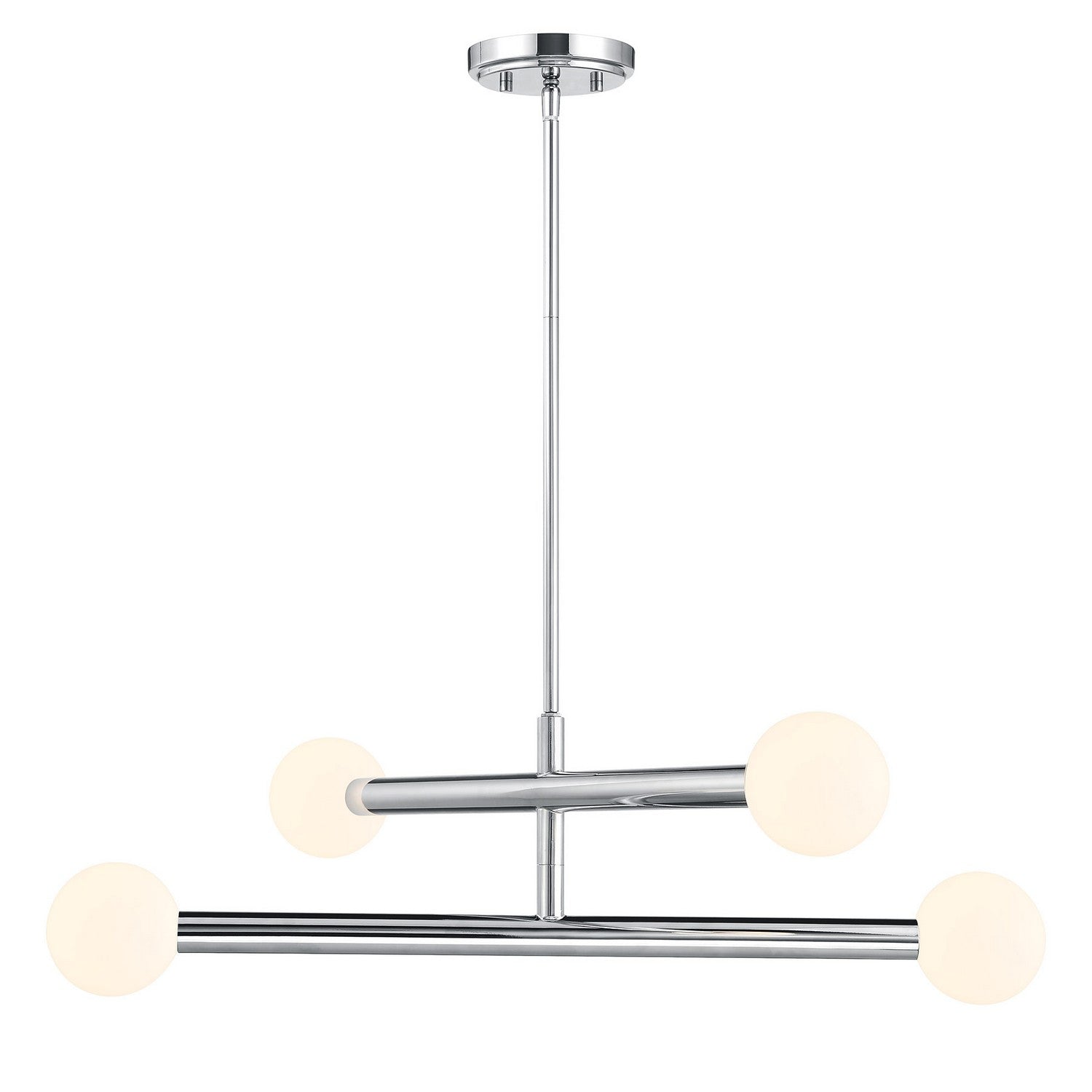 Meridian - M100133CH - LED Chandelier - Chrome