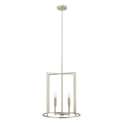 Meridian - M7044BN - Four Light Pendant - Brushed Nickel