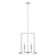 Meridian - M7044CH - Four Light Pendant - Chrome