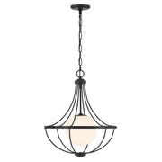 Meridian - M7047MBK - One Light Pendant - Matte Black