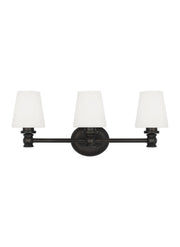 Visual Comfort Studio - VS22103AI - Three Light Vanity - Xavierre - Aged Iron