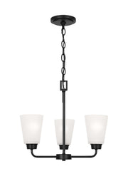 Generation Lighting - 3115203EN3-112 - Three Light Chandelier - Kerrville - Midnight Black